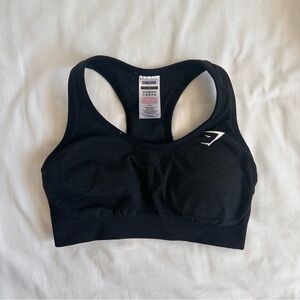 Gymshark Black Vital Seamless Sports Bra